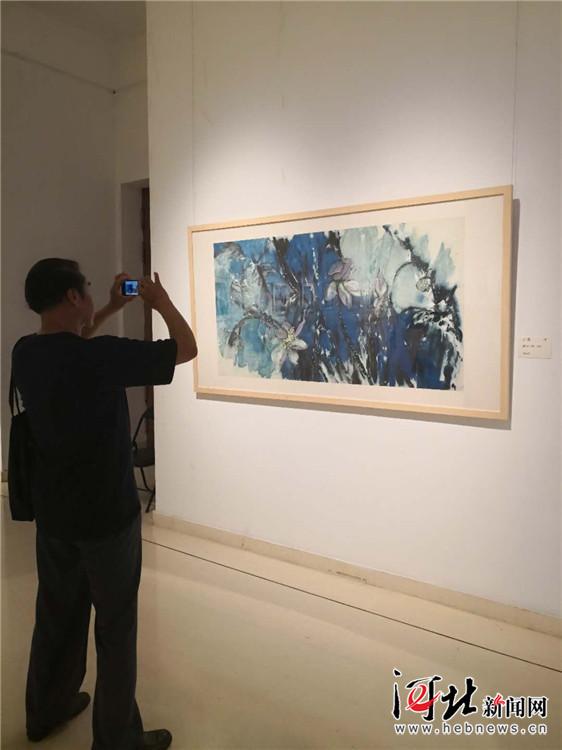 张志中水墨艺术展在石家庄美术馆展出