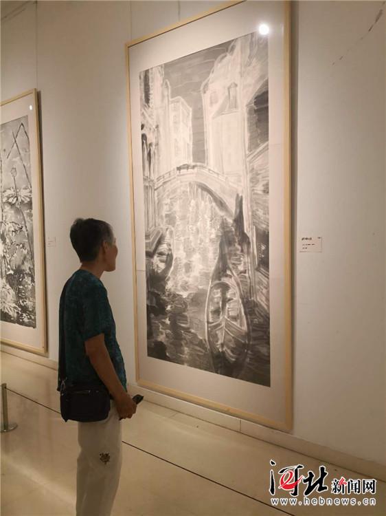 张志中水墨艺术展在石家庄美术馆展出